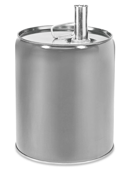 Steel Pail 5 Gallon Closed Top Unlined