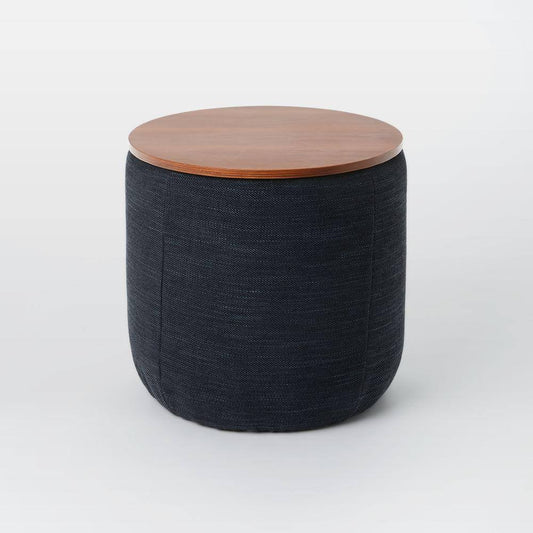 Upholstered Storage Base Ottoman Poly