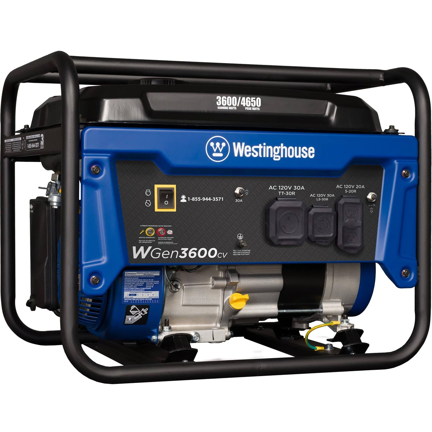 4650 Watt Portable Gas Generator Wgen3600cv