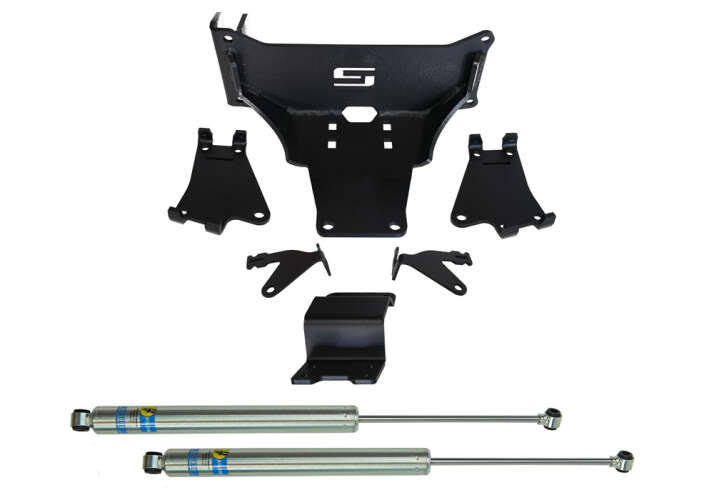 2005-2022 Ford F-250 F-350 Super Duty 4wd Dual Steering Stabilizer Kit With Bilstein Shocks 92742/86040x4