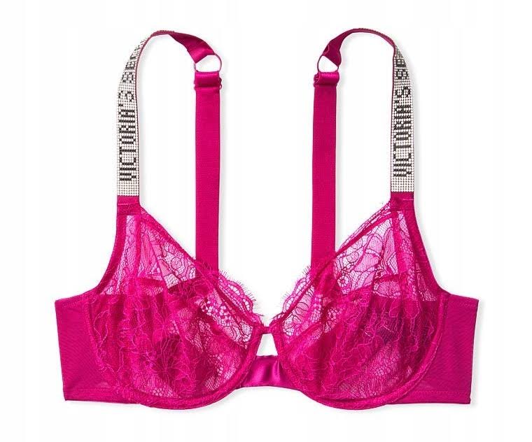 Very Sexy The Fabulous By Victorias Secret Full Cup Shine Strap Lace Bra