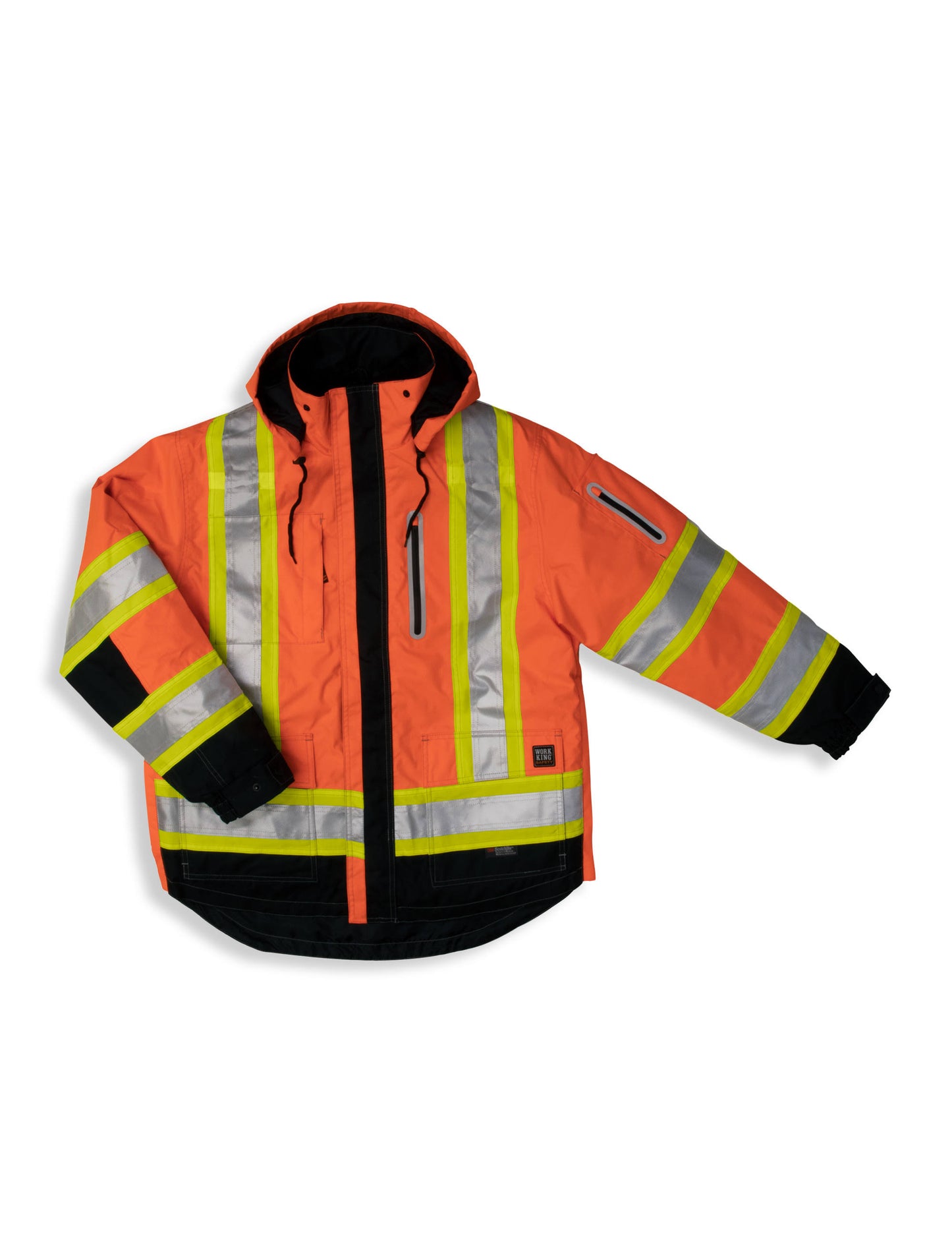 4-In-1 Waterproof/Breathable Safety Jacket