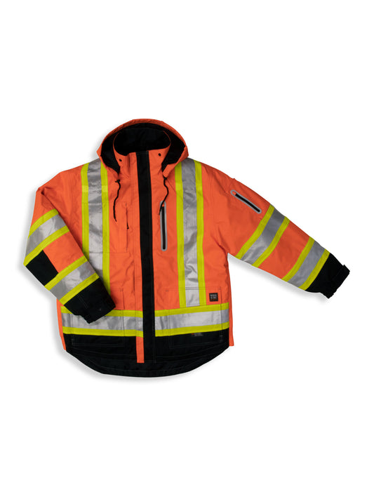 4-In-1 Waterproof/Breathable Safety Jacket