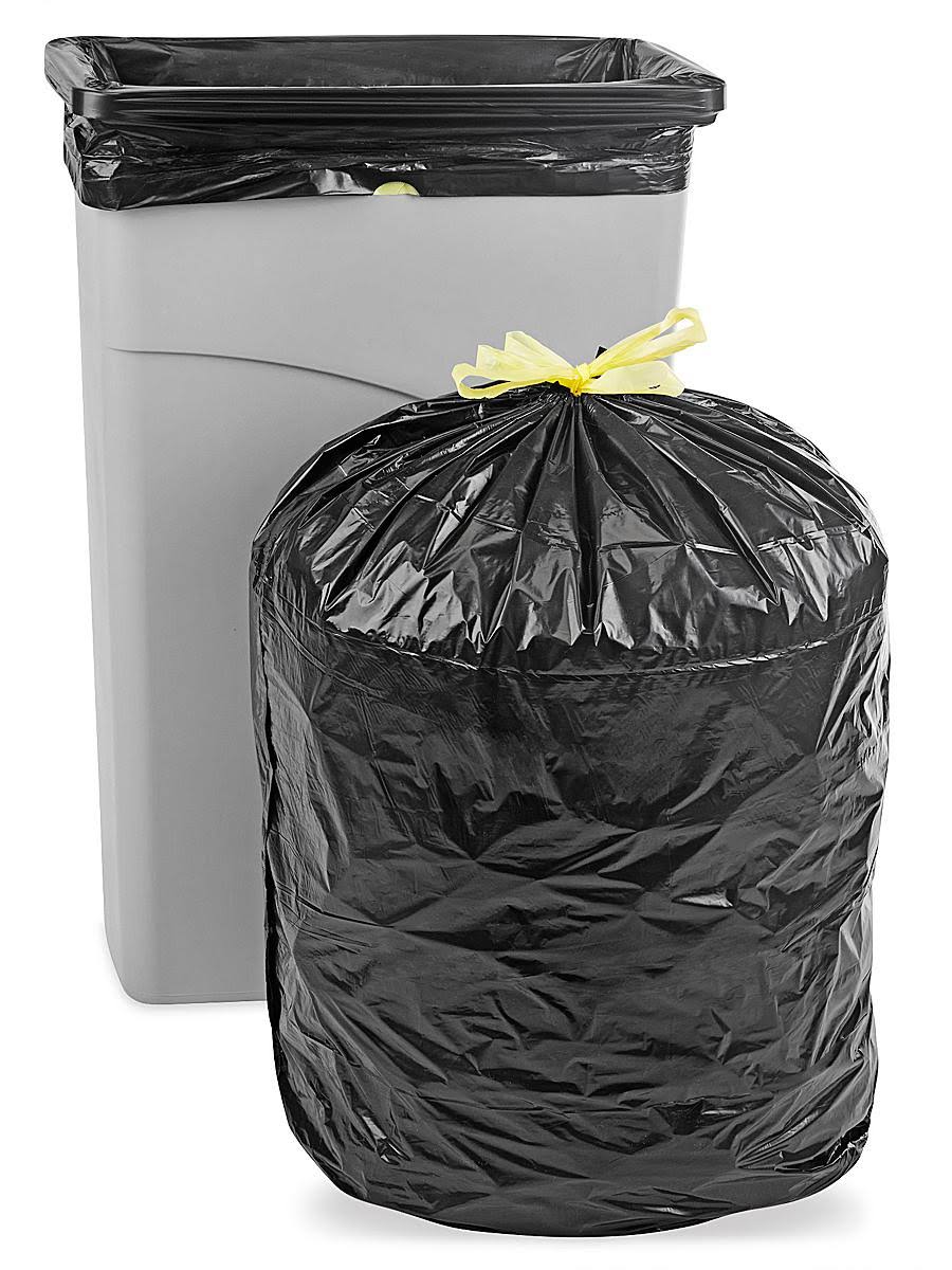 Trash Liners - 1 Mil, 23 Gallon, Black -  - Carton Of 200 - S-21324bl