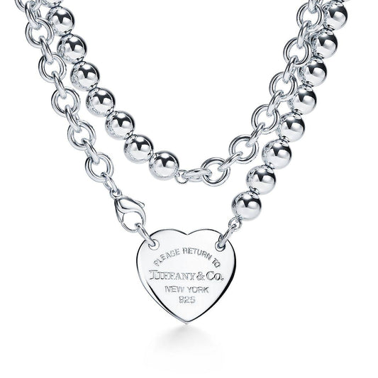 To Tiffany Heart Tag Wrap Necklace