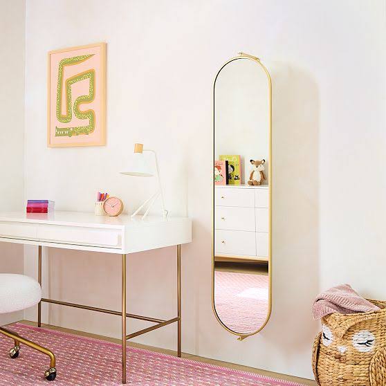 Swivel Mirror With Pinboard